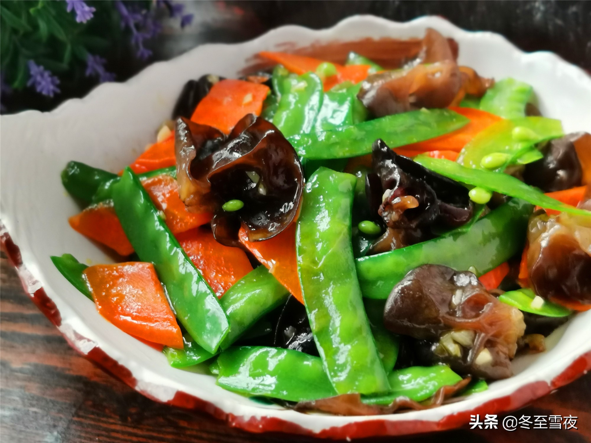 蒜蓉荷蘭豆,蒜蓉荷蘭豆的做法步驟