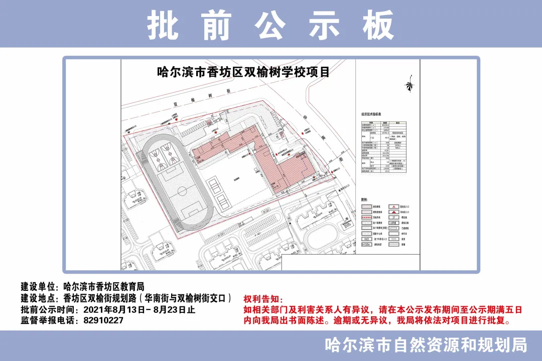 @哈尔滨人！多所学校设计规划图公示！还有用地规划调整