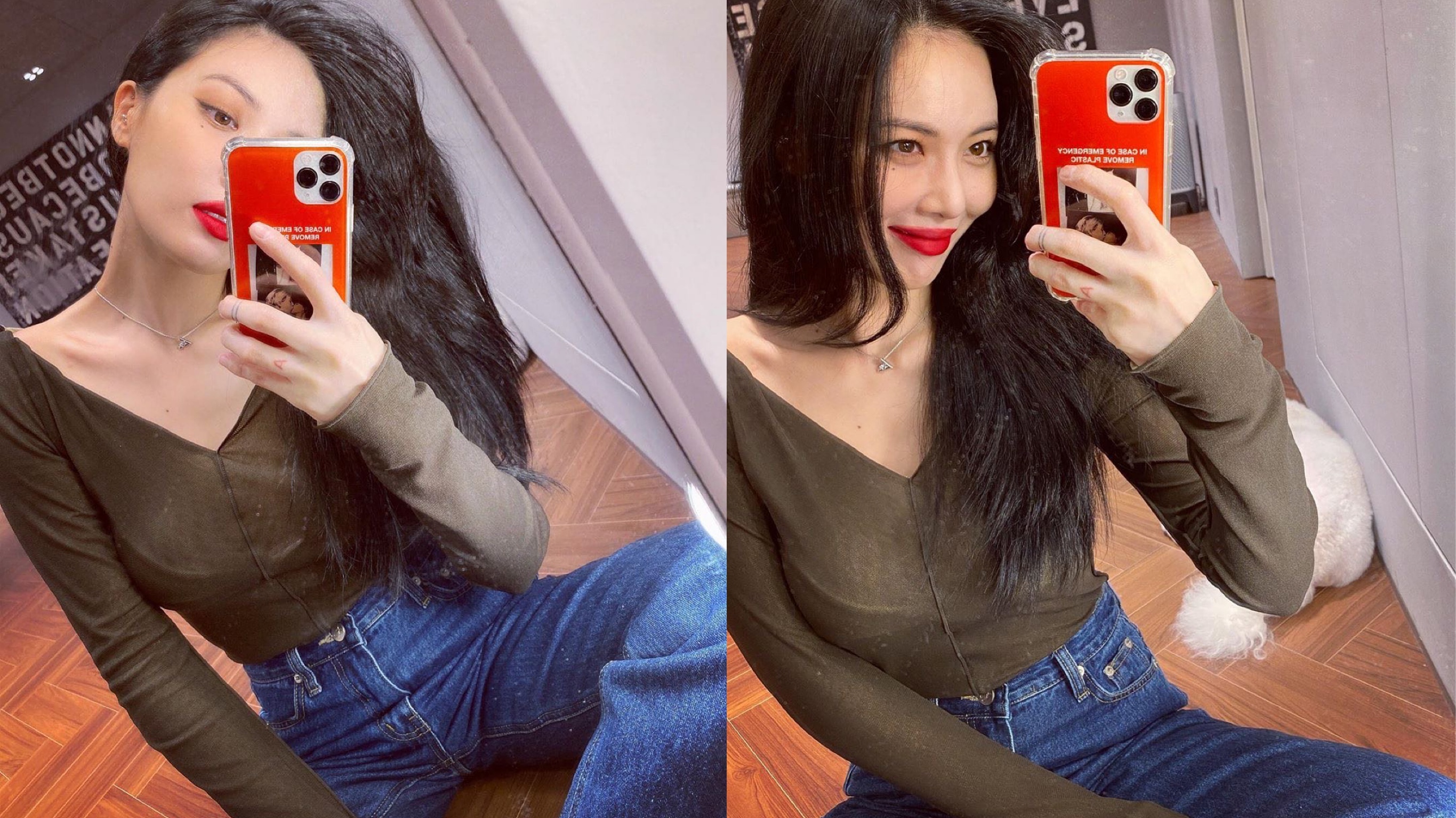 性感小野猫金泫雅，缤纷多彩初秋穿搭，色彩好不炫丽