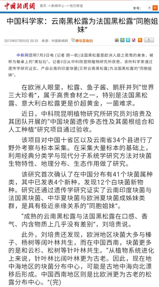 黑松露：原产法国的顶级食材，近年却被中国制造把价格拉下神坛