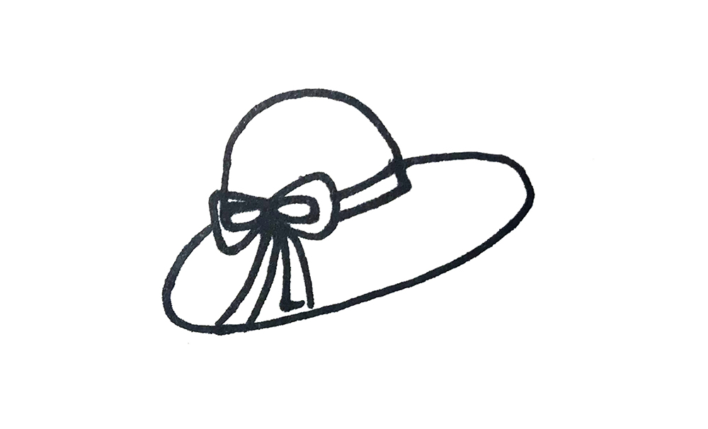 帽子简笔画怎么画(亲子简笔画帽子素材|15款卡通帽子的画法,简单易学)