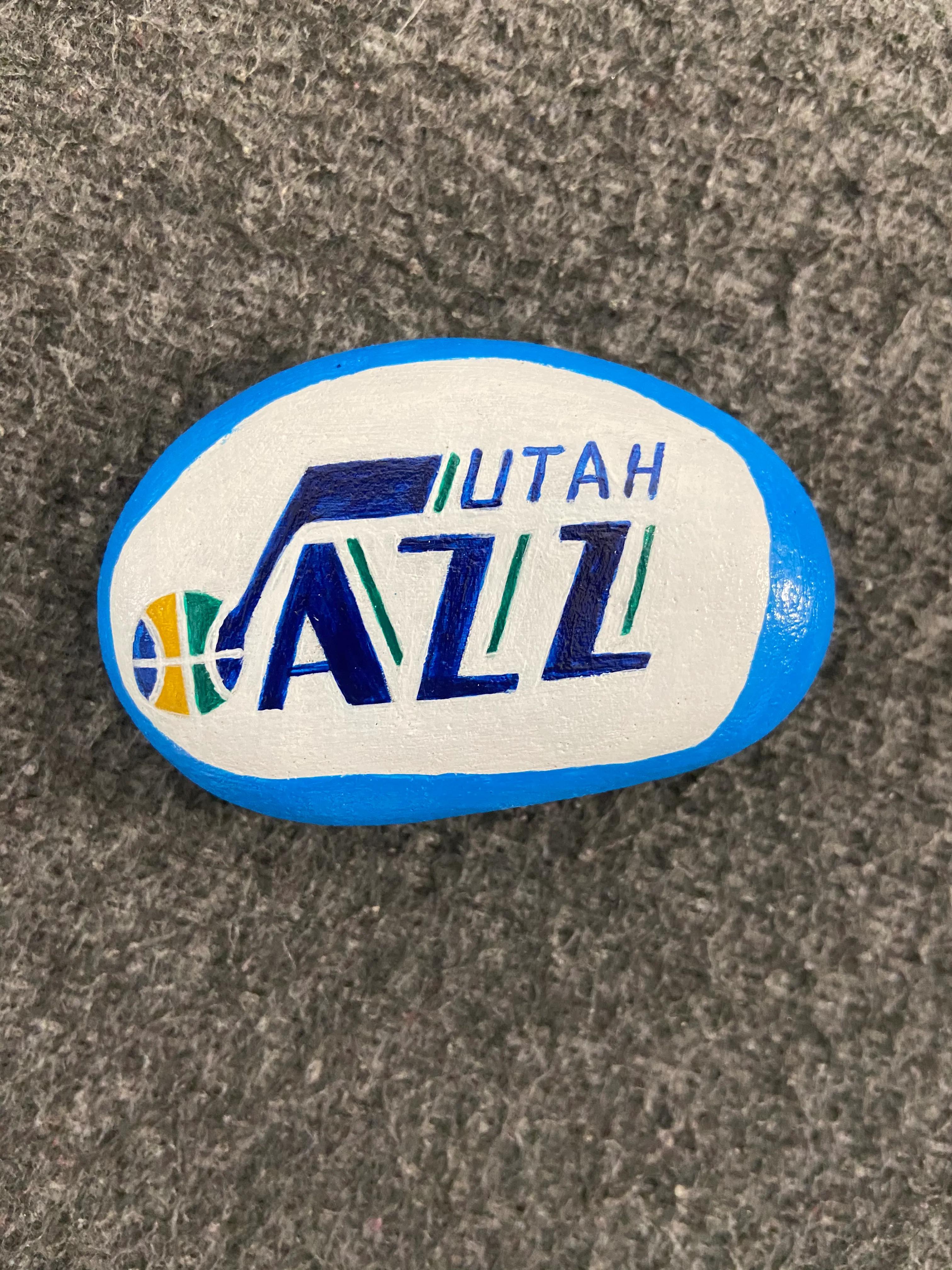 猶他爵士隊標（石頭畫- NBA隊標-爵士隊）