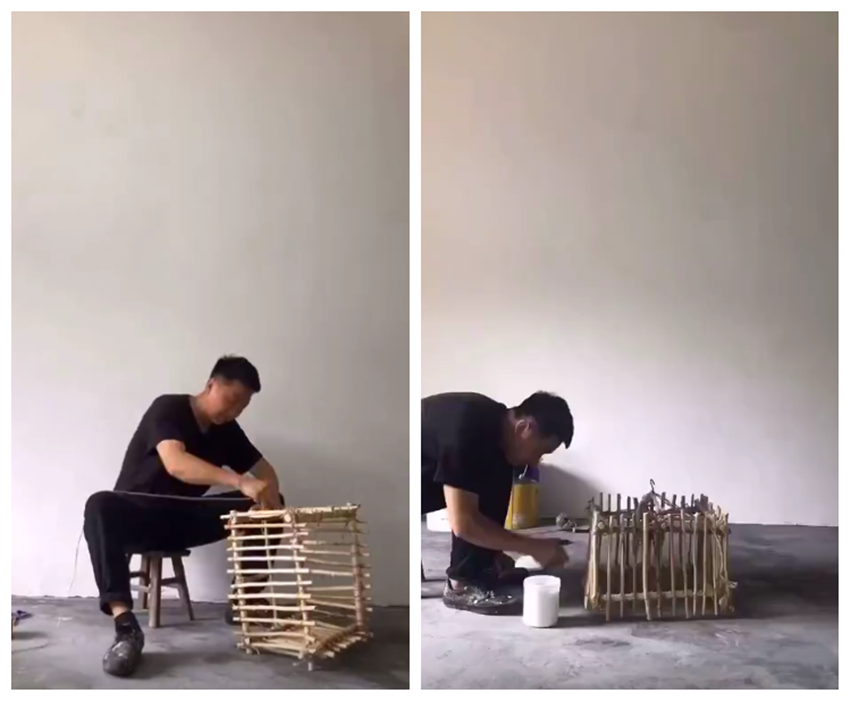 小伙为给返乡妻子惊喜，不请工人自己把毛坯房装成这样！太给力