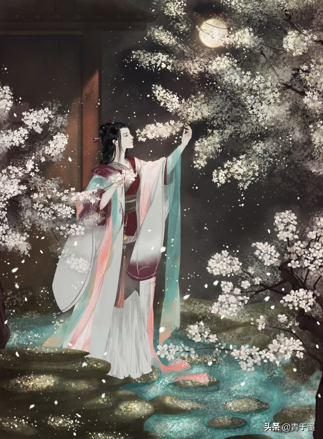 古诗词里的梨花，在清明前后含泪绽放
