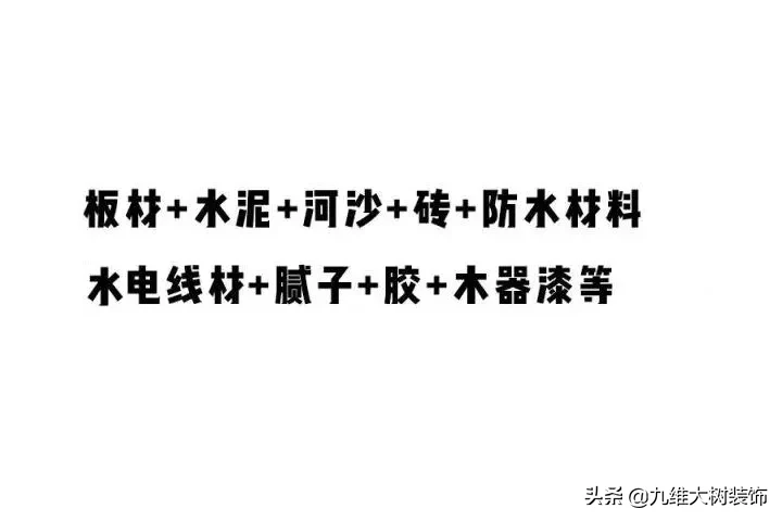 装修小白，弄懂这些装修专业名词，再也不会被坑了