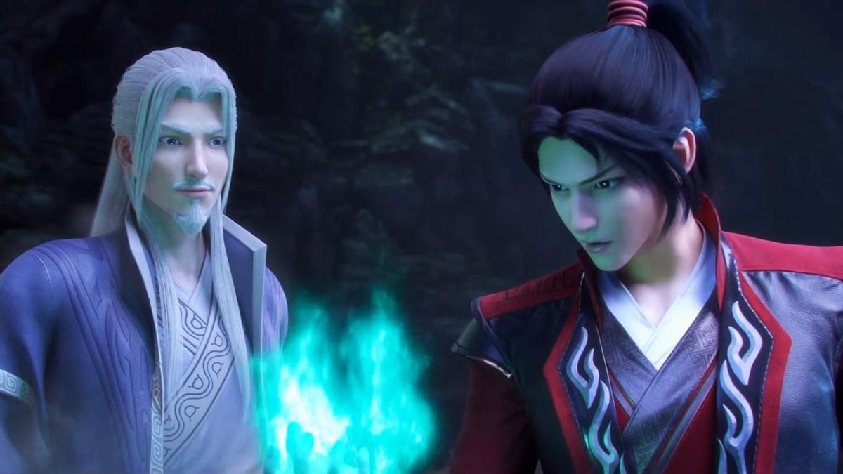 唐三和萧炎,一个海神一个炎帝,设定上一水一火,服装上一蓝一红