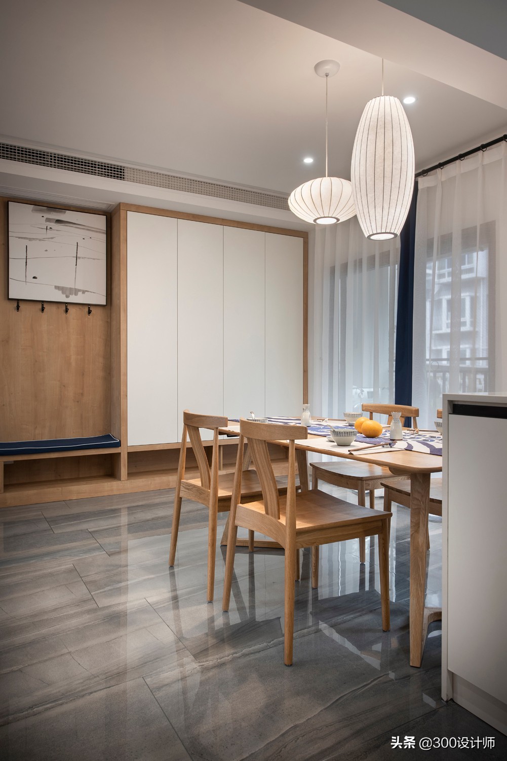 陈柯辛作品：晒晒200㎡复式装修，总造价90万，上下层挑高6米