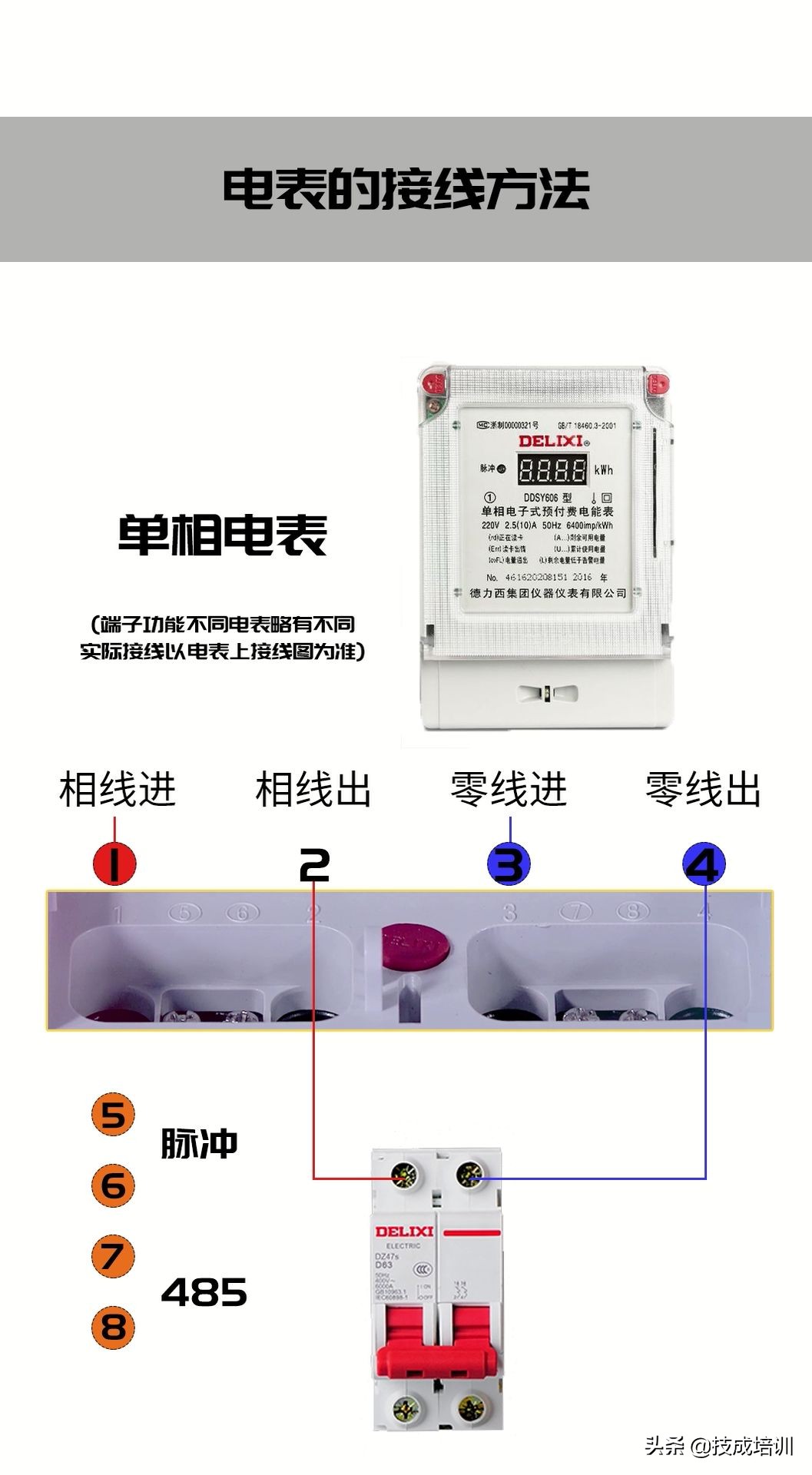 家用电表接法（家用电表如何接线）