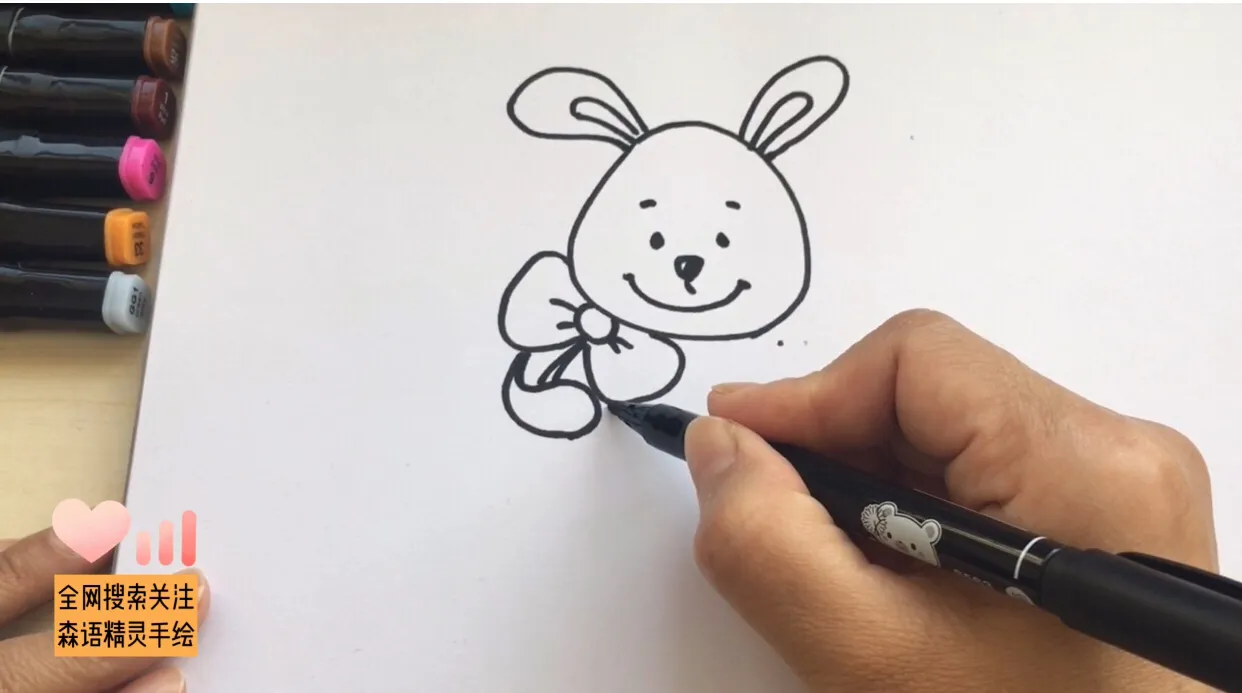 干货！学画可爱的小兔子简笔画，步骤超详细的图文教程