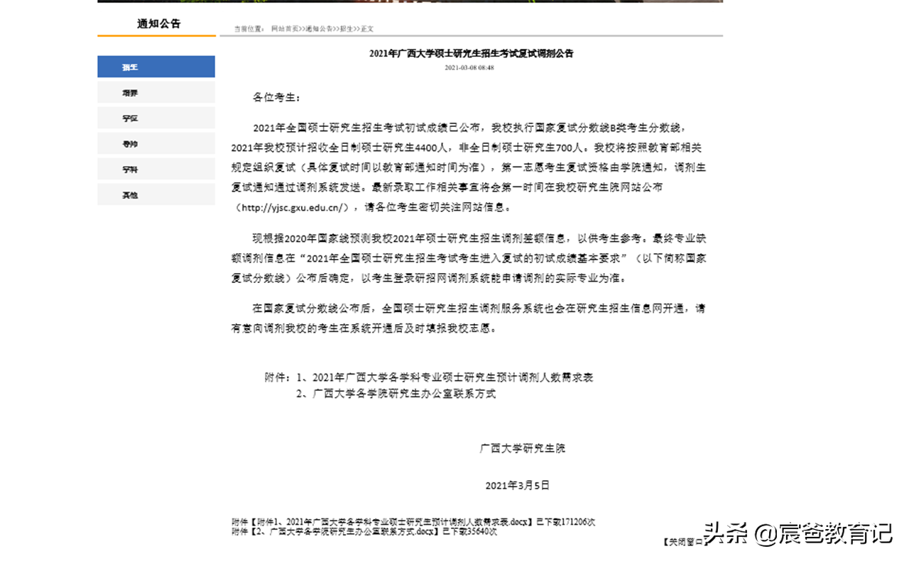 广西大学吧（预调剂人数爆表）