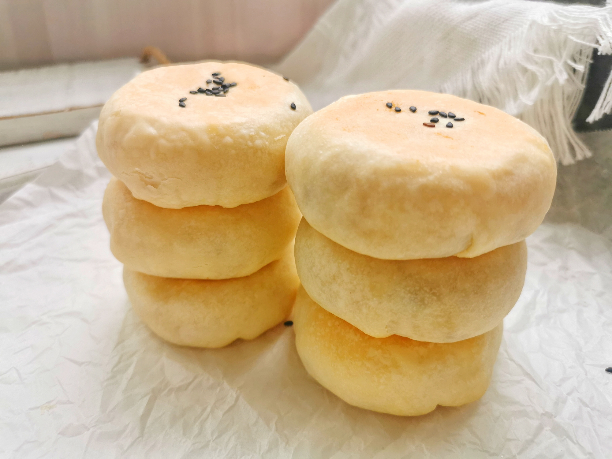 自制绿豆饼，低糖少油无需炒豆沙，清凉解暑促消化，平底锅也能做