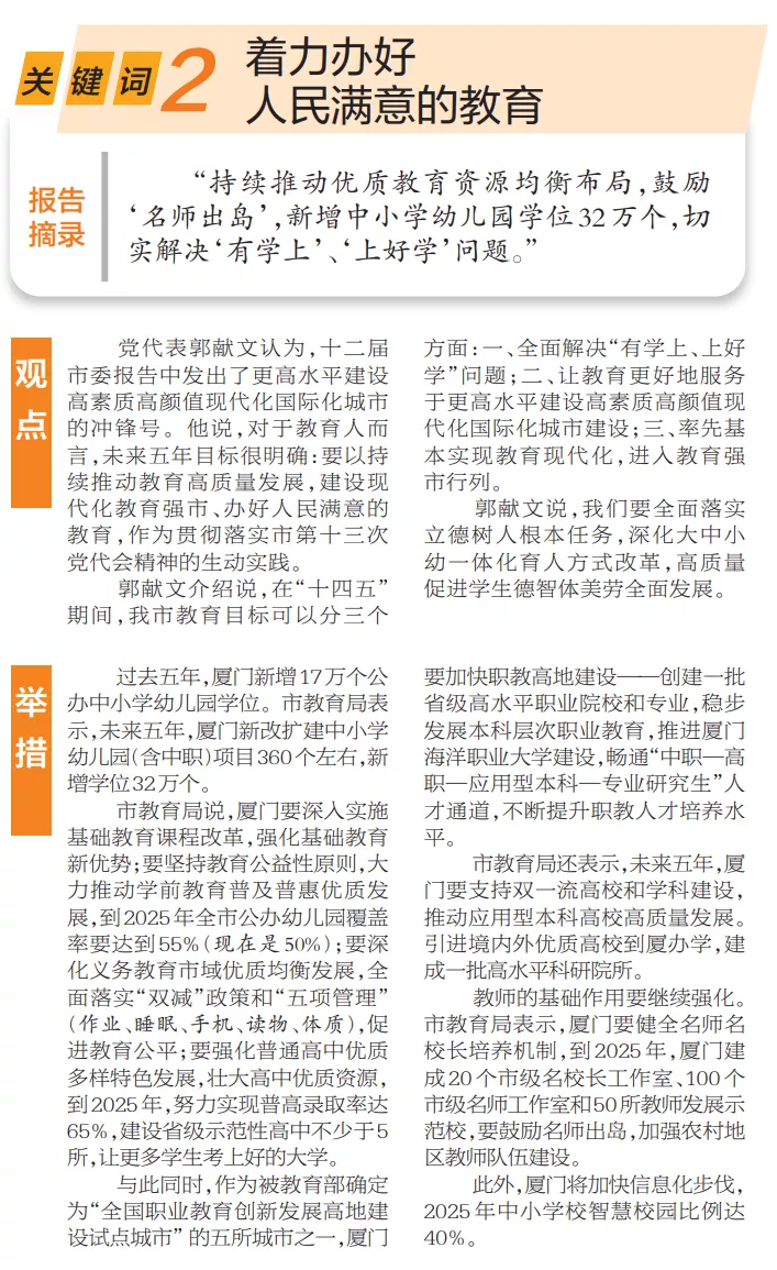 厦门都有什么大学（厦门要筹建一所大学）