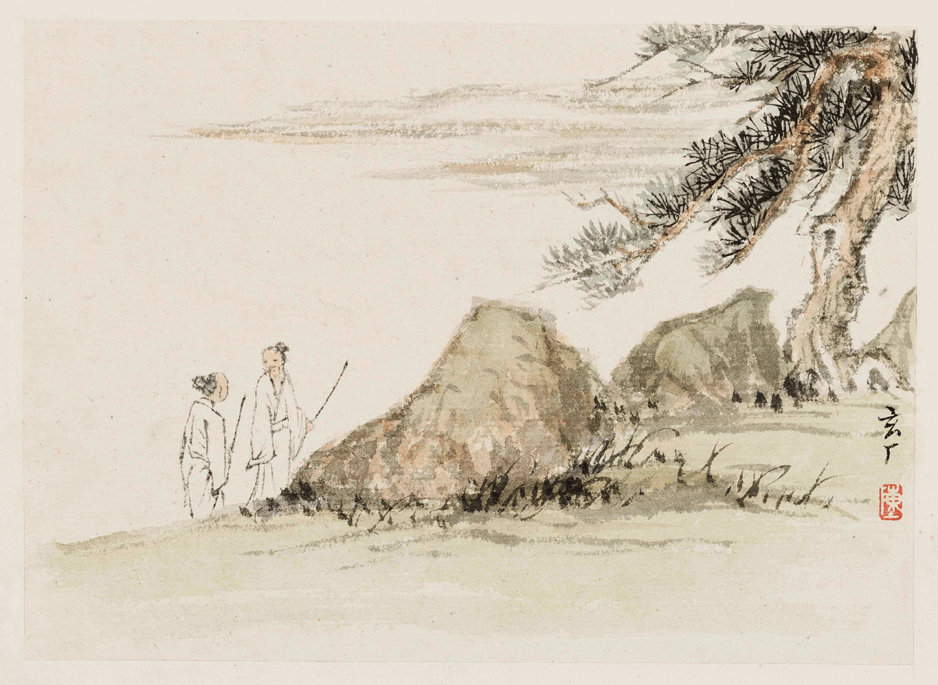 罕见！八位大师的书画册页