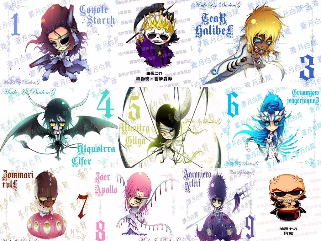 《死神BLEACH》中的十刃,你知道象征哪十种死亡因素吗?