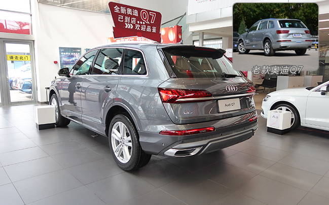 奥迪Q7已经到达北京部分4S店中，给你看它最真实的样子