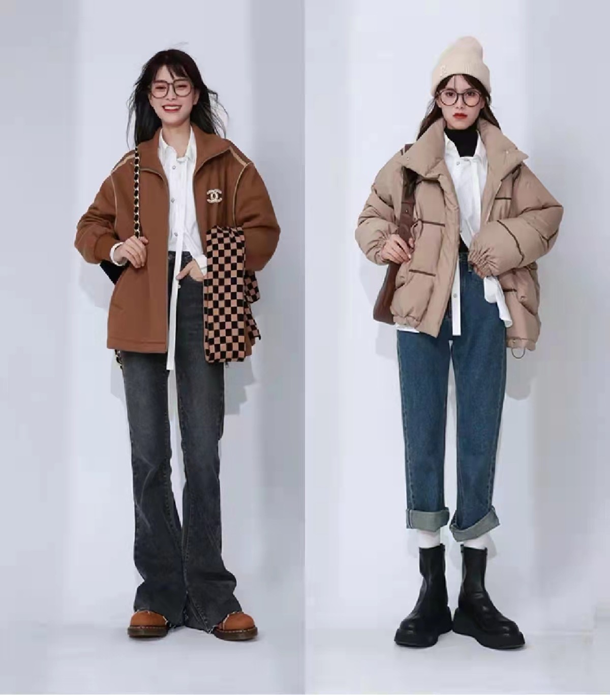 “白衬衫”一年四季都能穿！冬天叠穿法为你总结好了，很实用