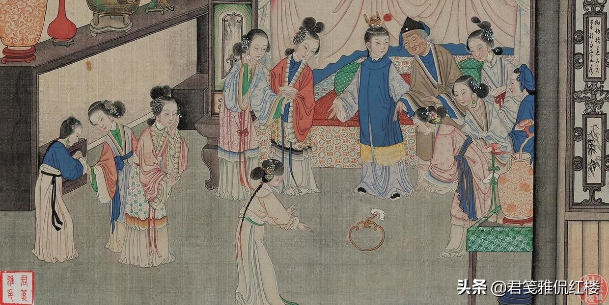 《红楼梦》中林黛玉的外貌描写：身量苗条，体格风骚。粉面含春威不露，丹唇未启笑先闻。泪光点点，娇喘微微。闲静时如姣花照水，行动处似弱柳扶风。心较比干多一窍，病如西子胜三分。