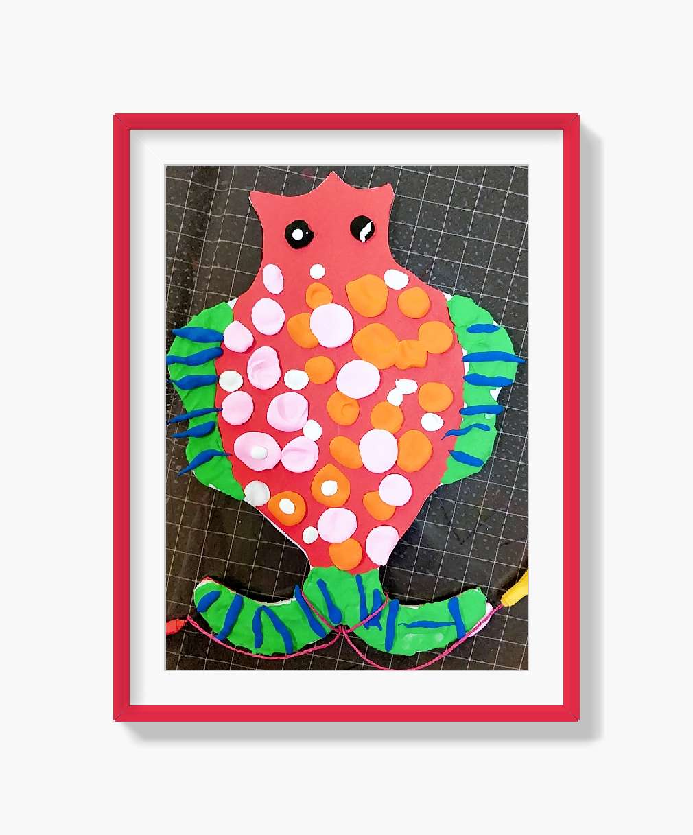 少儿创意美术《吉祥双鱼》吉庆有余,孩子手工作品