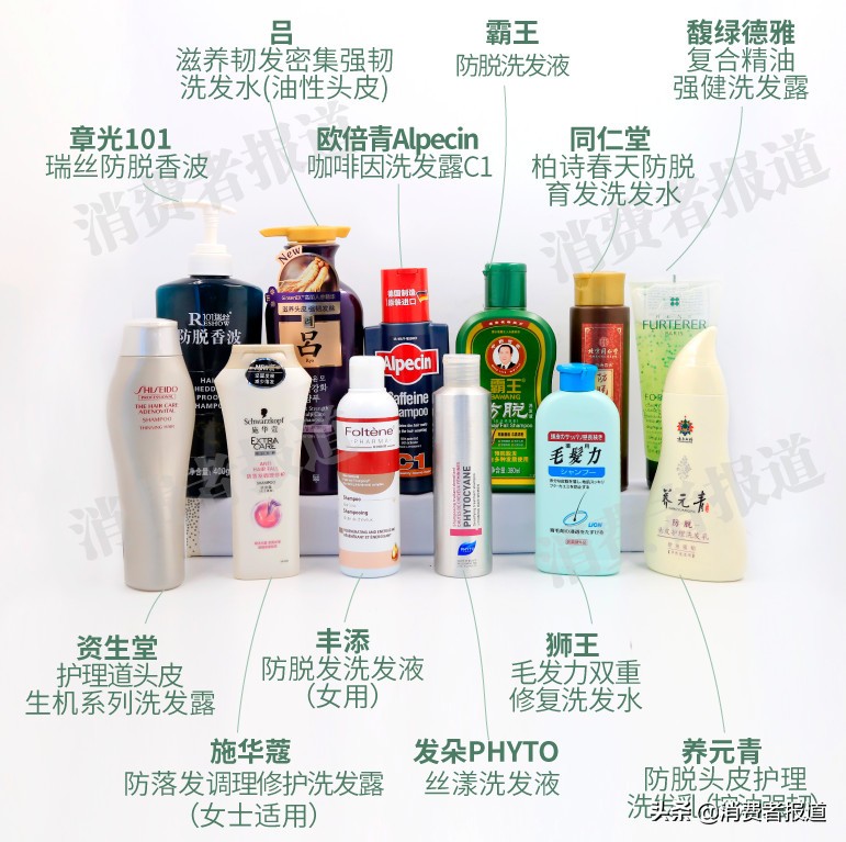 实测12款防脱洗发水，权威评选生发产品TOP10排行榜