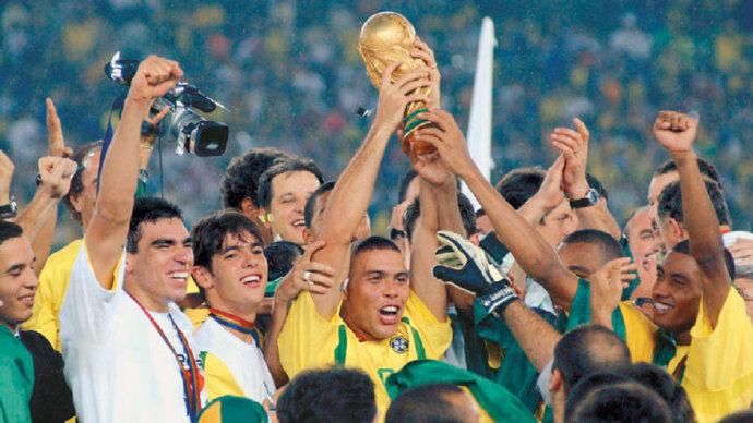 17年前日本那个神奇的夜晚，巴西第五次夺得了世界杯冠军