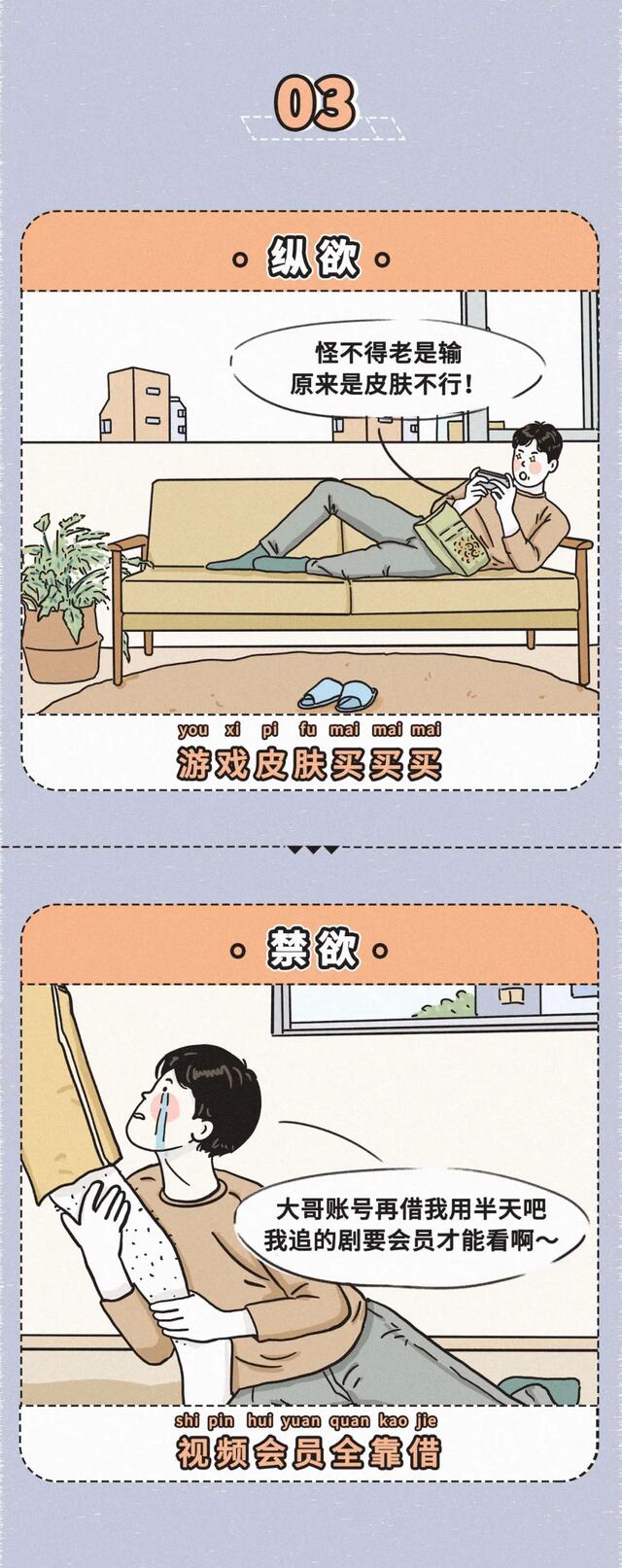 成年人纵欲VS成年人禁欲，身体都被玩坏了！（漫画）