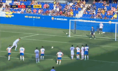 巴萨vs赫罗纳友谊赛（友谊赛-巴萨3-1赫罗纳 德佩首秀破门皮克进球）