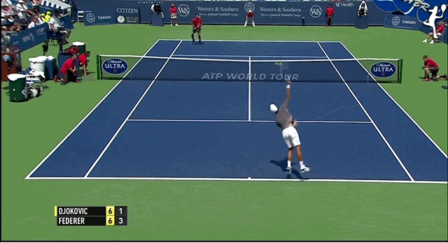 网球中间式步法底线击球握拍方法(接发球的步法、拉拍及随挥动作要点)