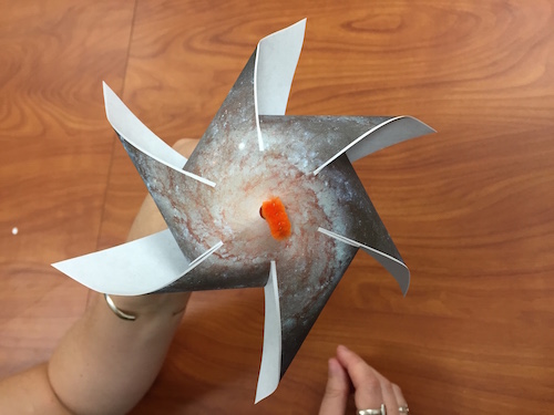 风车星系DIY教程，走近银河的漩涡，带孩子探索趣味天文
