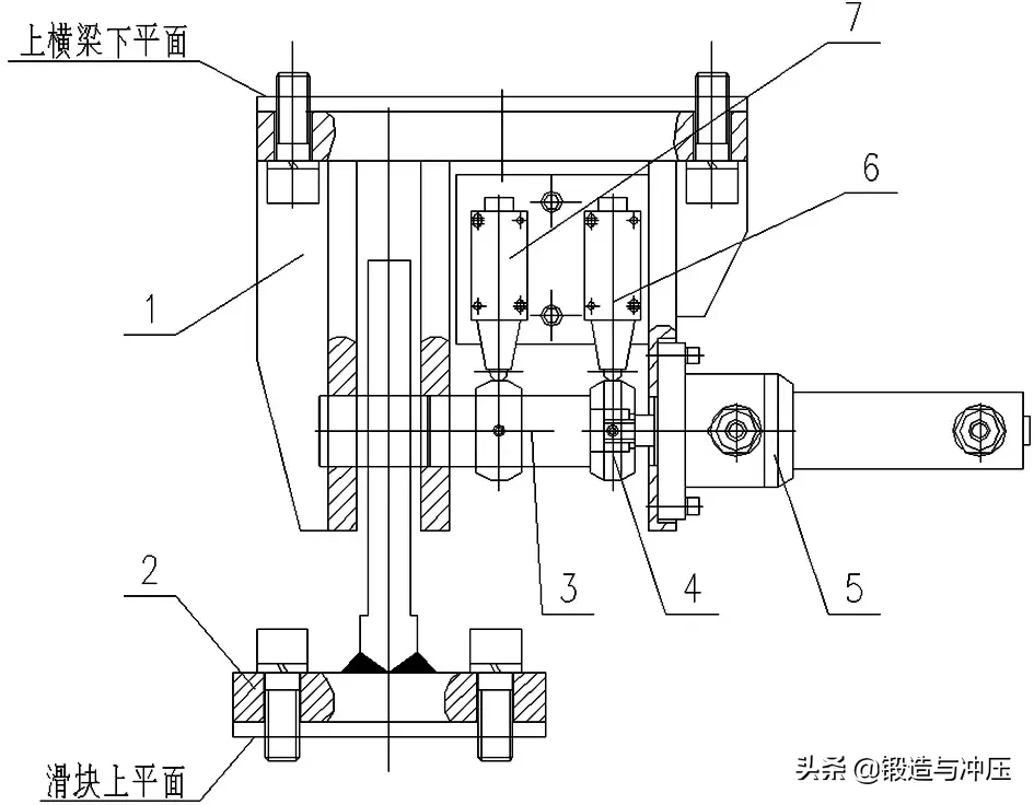 防液压机滑块脱落的几种常用安全措施