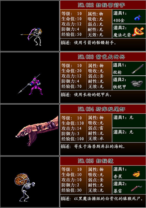 恶魔城 月下夜想曲 boss介绍 其一