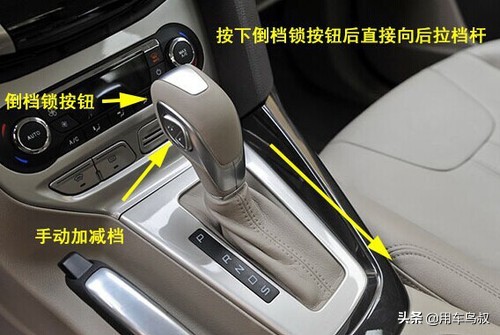 自动挡P、R、N、D、S、L、M正确操作技巧图解