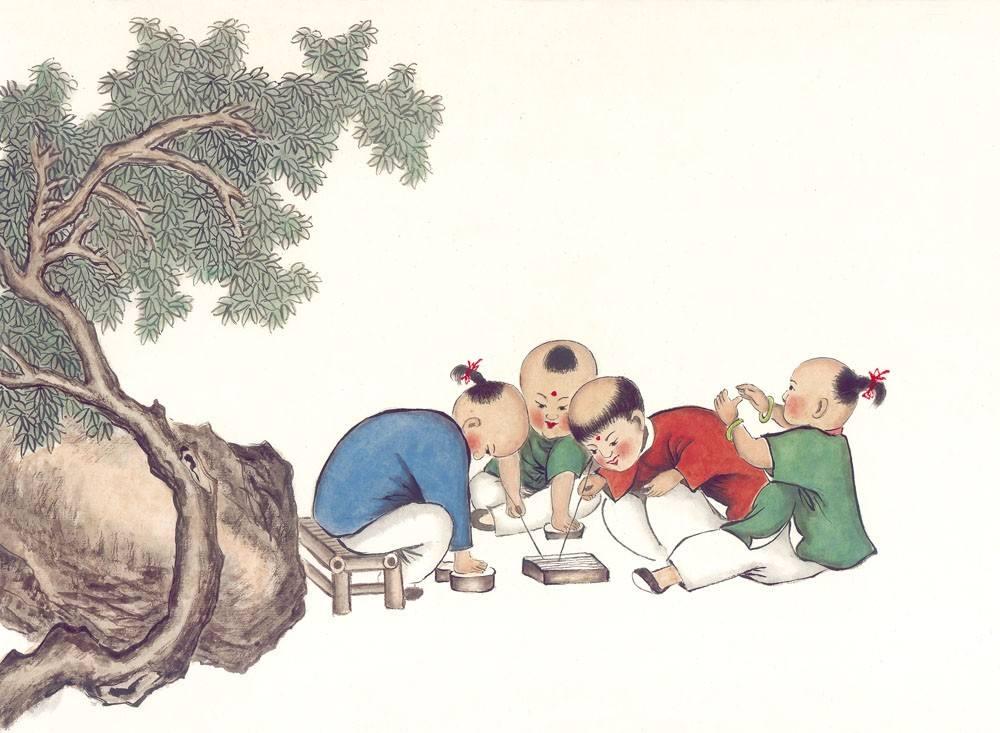 看发型识别古代小孩年龄