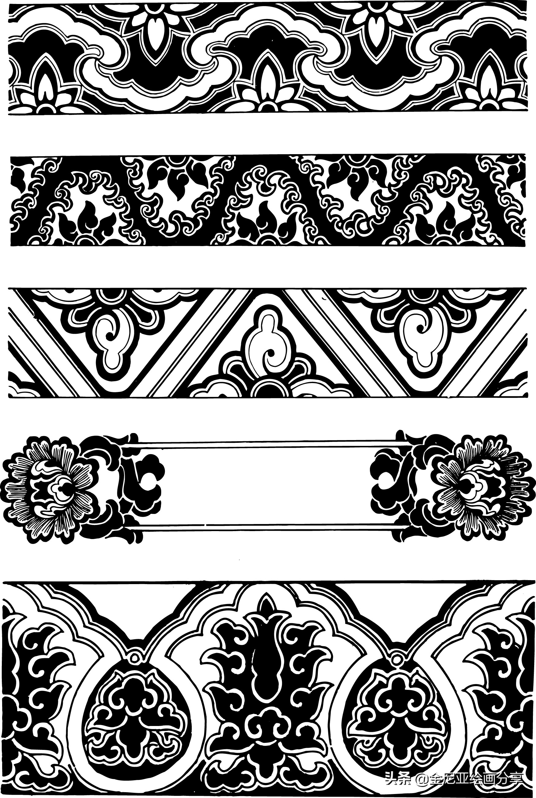 广告设计 装饰图案 元素 底纹 背景底纹 花纹 花边 古典图案 古代祥云