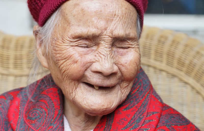 高祖母是什么辈分(幸福的山东老寿星:108岁生出黑发