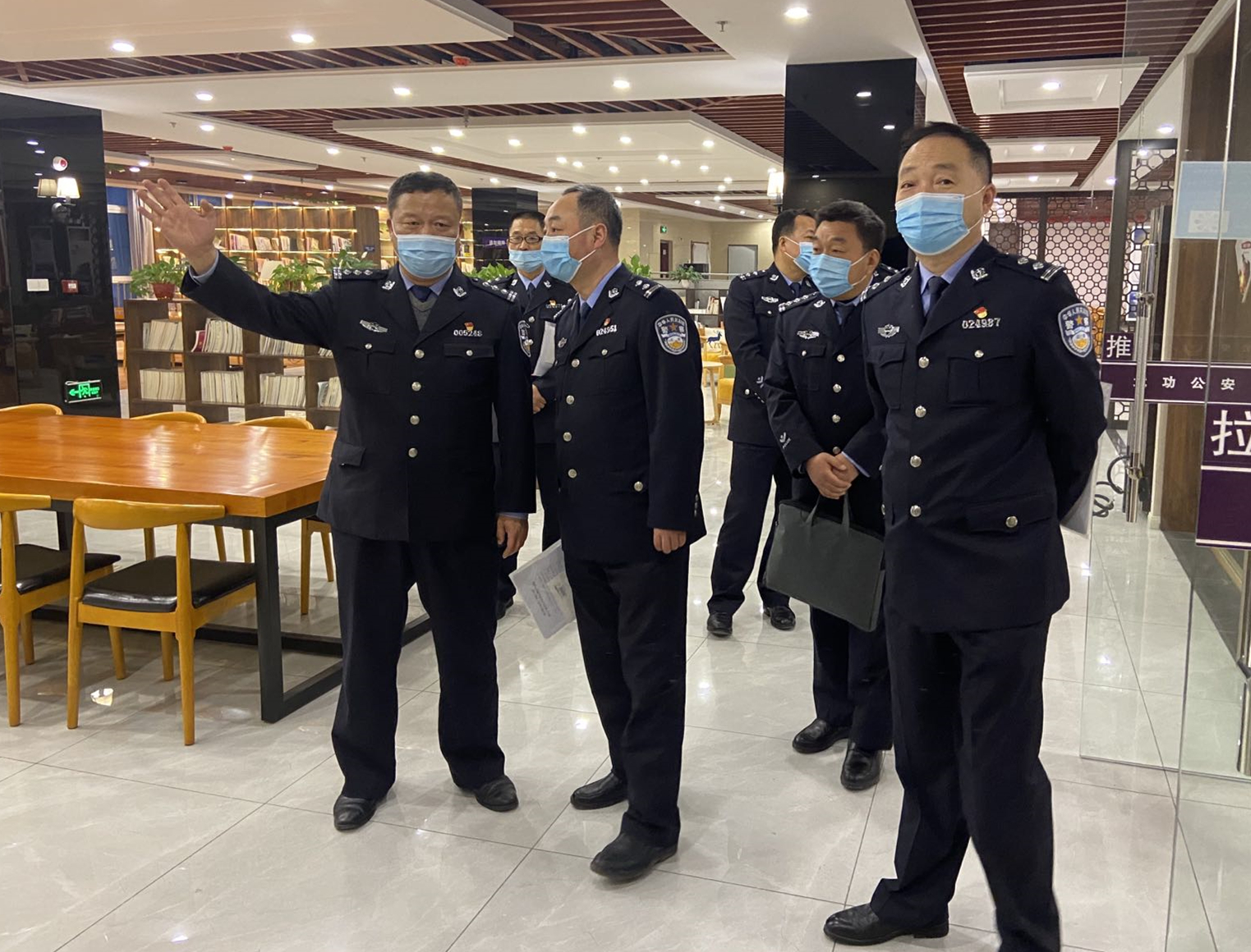 扶风县公安局来武功县公安局开展学习交流活动