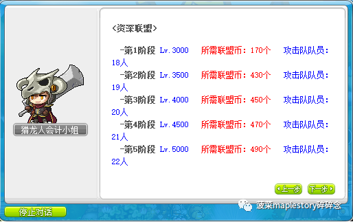 冒险岛联盟系统介绍