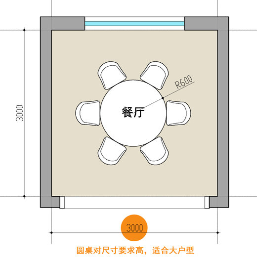 家里摆方桌好还是圆桌好，详细教程教你挑到适合你家户型的餐桌