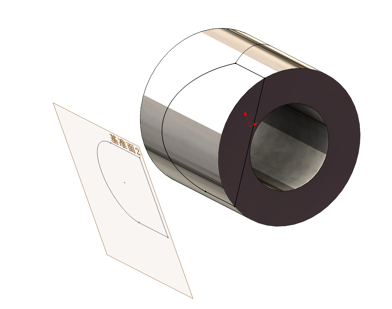 SolidWorks建模实例曲面放样、填充、缝补、3D草图命令使用实战