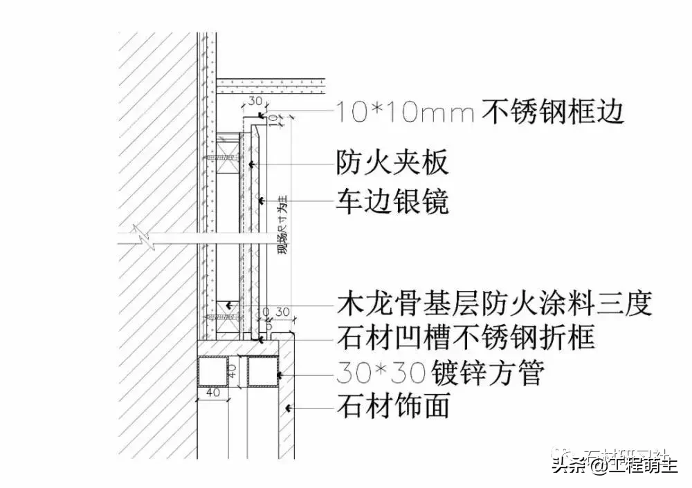 石材与各种材料的拼接以及收口工艺总结