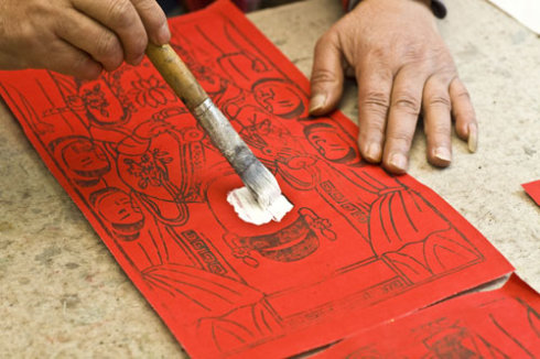 锡纸马是江苏无锡流传的一种传统民俗祭祀用的纸制神像