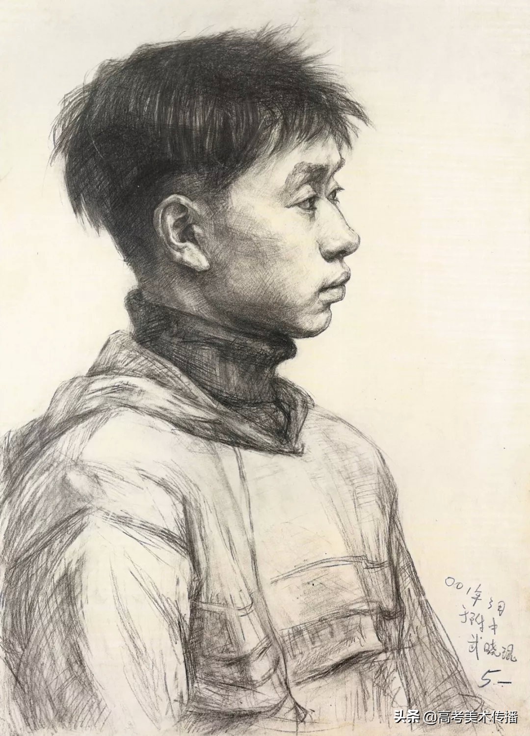 素描头像从70分到90分有多远?附:央美附中留校作品