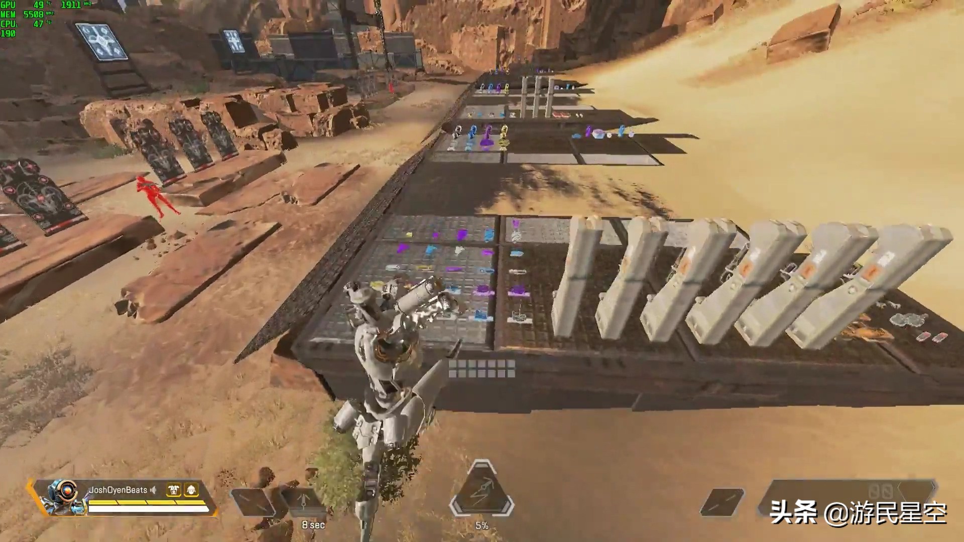 《APEX英雄》可以切换第三人称？大佬在训练场角落发现触发方法