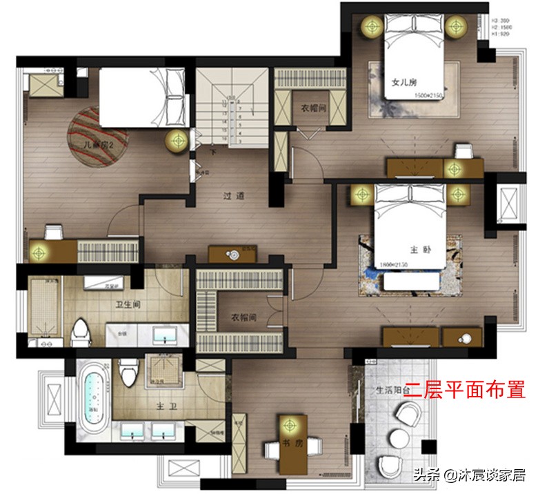 这套跃式满足我对家的所有想象，有庭院，有早教室，氛围温馨浪漫