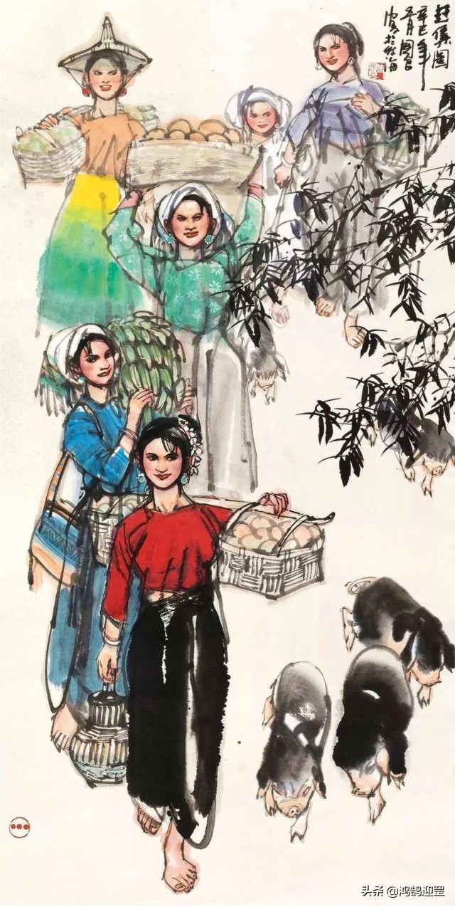 史国良买猪图(史国良的传奇人生，从凡人到高僧再到名画家，还俗后作品拍出千万)