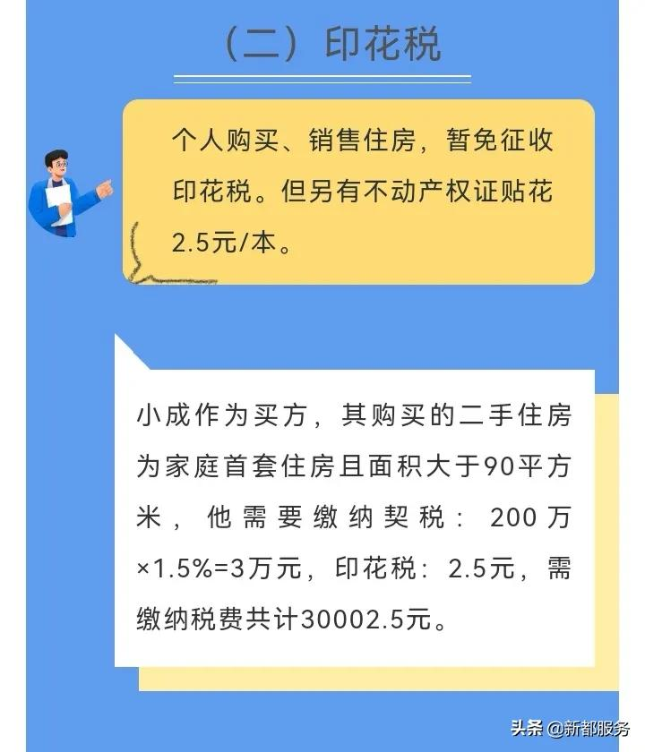 成都二手房税费,成都二手房税费2021新政策