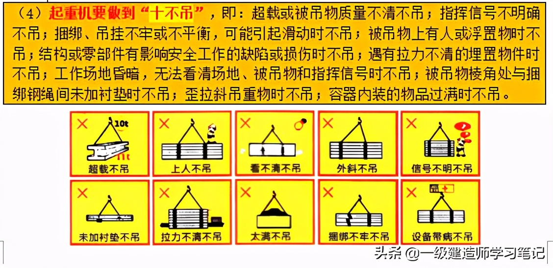 一级建造师-建筑-1A424034吊装工程安全管理要点