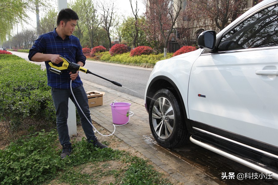 小米有品入手莱克吉米无线洗车机，小巧便携水压大全家都爱上洗车