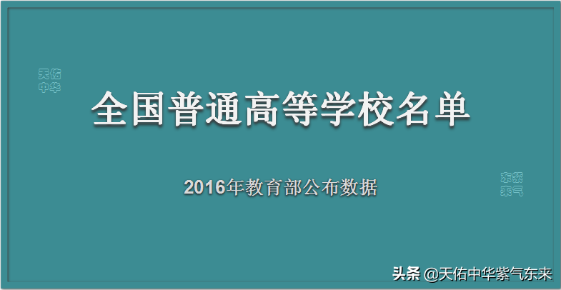 陕西省95所普通高等学校（大学）名单
