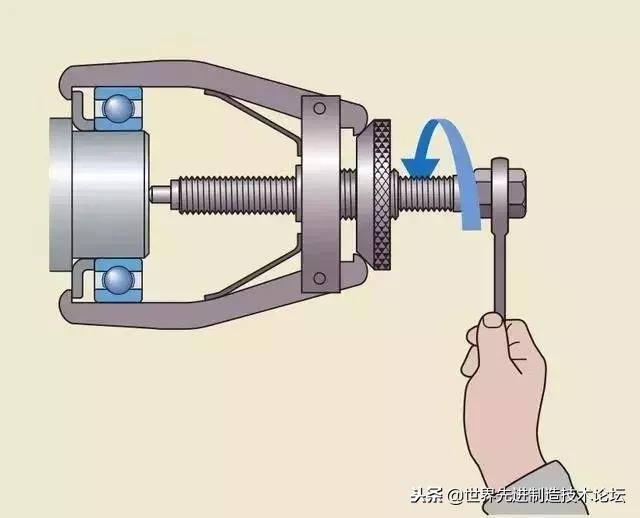 轴承拆卸大法！无损拆卸，啥轴承都能拆
