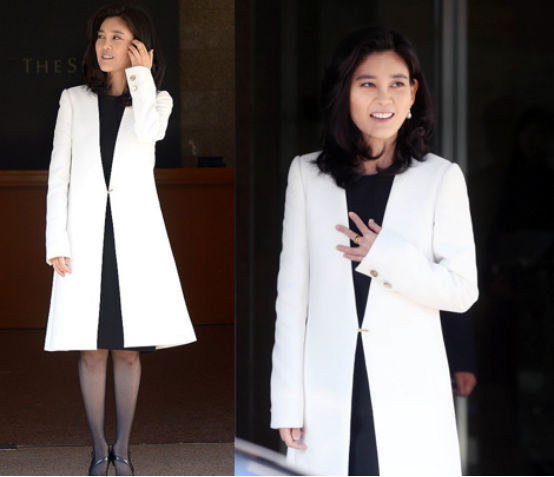 三星集团的长公主，颜值在家族里也拔尖，随便一穿都美得抢镜